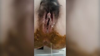 Yummy white panty and thick shit