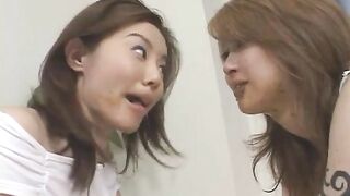 Japanese gals and hot scat sex