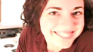 Redhead babe and sticky shit