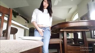 Lovely big loads on the toilet seat