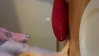 Spanish hot ass slut shitting on a plate