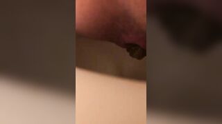 Yummy asshole with lovely shit