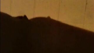 Woman shitting a very liquid diarrhea