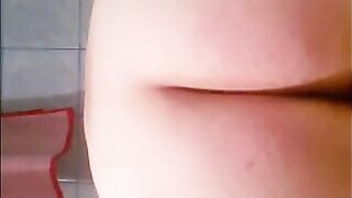 Yummy woman shitting and leaking diarrhea