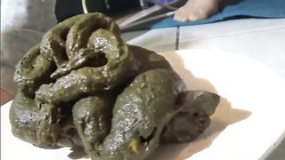 Digested Spinach from hot ass