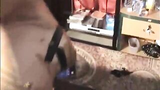 Asian slut covered in shit