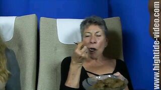 Huge tits scat milf pooping for lovers