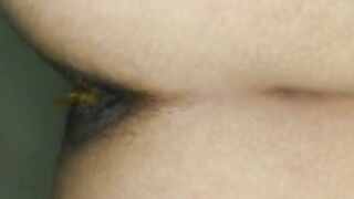 Dark asshole and hot closeup