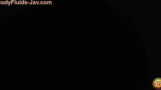 Girl squats on the toilet and shits into her panties