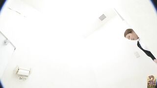 Japanese naughty office slut leaking shit