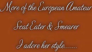 Compilation of sexy scat lady smearing