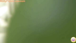 Tall sexy Japanese gal dropping messy shit