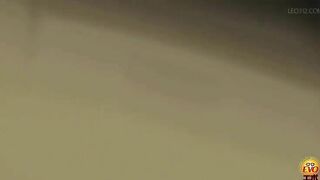 Nasty slim sexy Japanese lady shitting