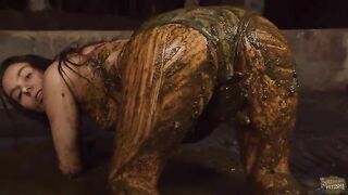 Compilation of hot babes smearing shit