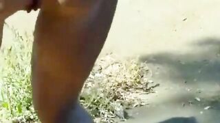 Dripping shit in the outdoors