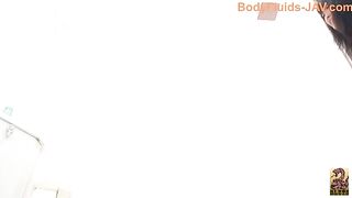 Gorgeous hairy pussy Jap milf poop POV