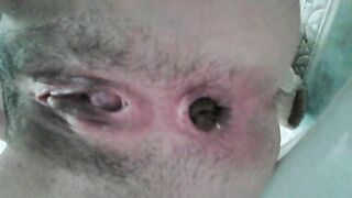 Pushing hard in sexy closeup