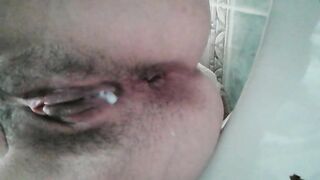 Pushing hard in sexy closeup