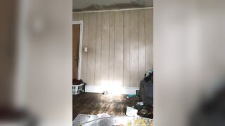 Kinky nerdy ebony lady ass and shit play