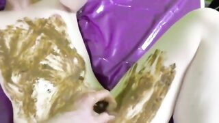 Sexy ass wife getting shit smearing fuck