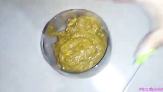 Gorgeous poop in the glass