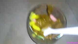 Gorgeous poop in the glass