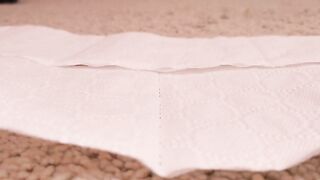 Slow release of hard messy nuggets