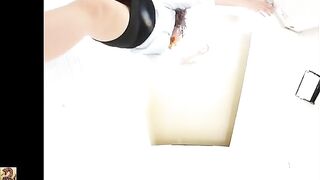 Curvy hot Japanese babe and sexy turds