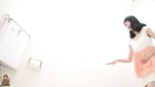 Cute hairy pussy girl and lovely poo