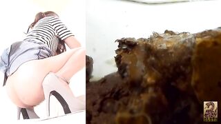 Stunning brunette Japanese gal and hot shit