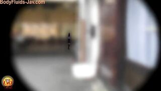 Dark sexy Jap asshole dropping shit