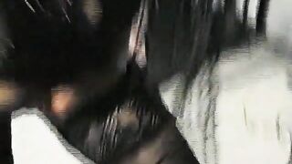 Woman in bondage takes a shit on the floor