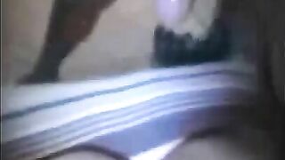 Ebony bitch loves hard scat fuck