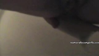 Cheeky lady shitting in the toilet