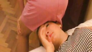 Alina farts on Vicky's nose