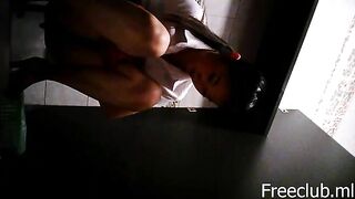 Asian student shitting on her graduation