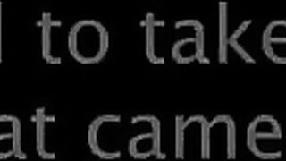 Stunning hot brunette girlfriend dropping dookie