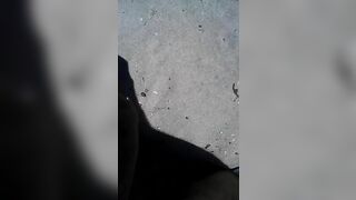 Beach piss and cock wank