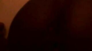 Black babe shitting in her pink panties