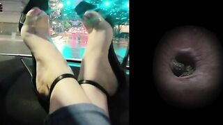 Gaping asshole hot shit