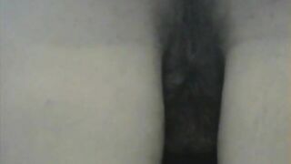 Chubby girl on hidden camera shits