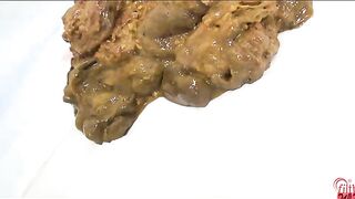 Hot Japanese babe and sexy messy shit