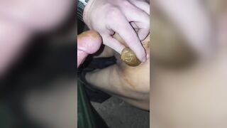 Couple fuck hard on the sand