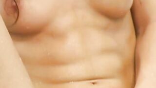 Cute amateur brunette pissing for blonde girlfriend