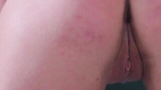 Amazing thick ass lady shitting doggy style