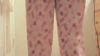 Ebony girl caught pooping on the bathroom