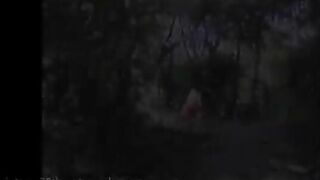 Naughty Elizabeth piss in the forest