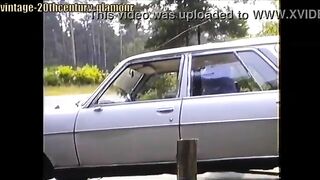 Elizabeth pissing on the road