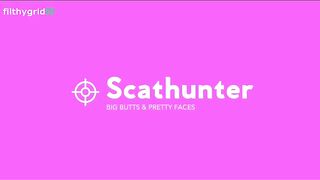 Hot big black booty poops for horny slave