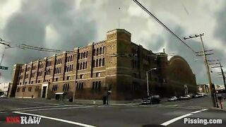 Group pissing and cock sucking-Kink